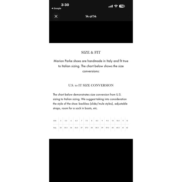 Marion Parke Women's Powder Metallic Kitten Heel Flared Sandal Strappy Size EU38 - Picture 14 of 14